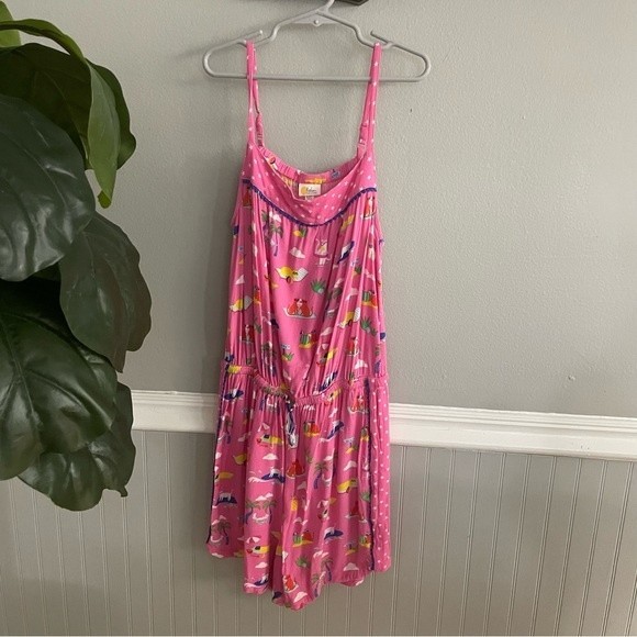 Boden Teen & Older Girls 13-14 years Pink Summer Print Romper Jumpsuit - Picture 2 of 12